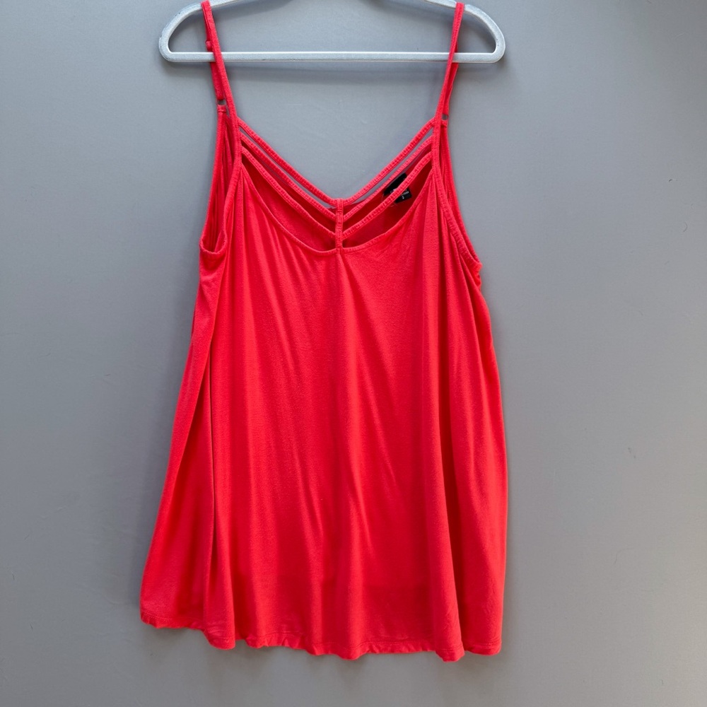 TORRID red strappy tank top adjustable strap, 3X.